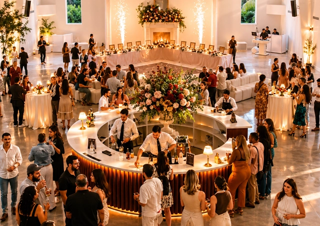 white orchid catering